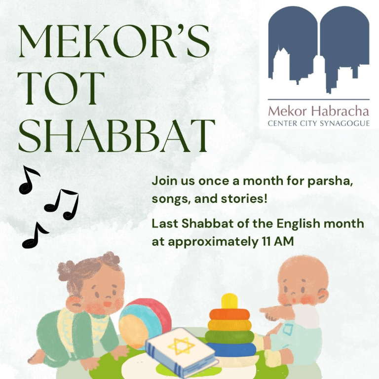 Mekor’s Tot Shabbat